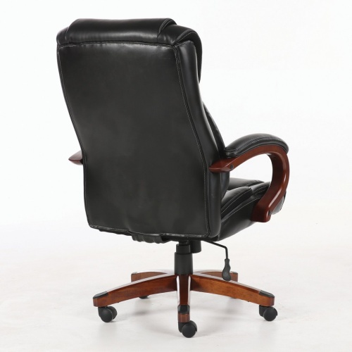 Кресло руководителя Brabix Premium Magnum EX-701 дерево/кожа, черное 531827 фото 8